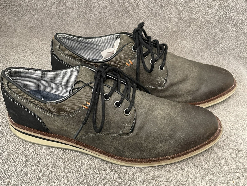 Sonoma Men’s Oxford Shoes Size 8 In Slate Gray